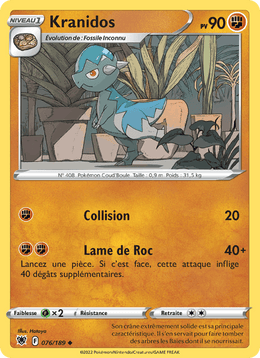 Kranidos 076/216 Pokémon Astres Radieux (ASR)