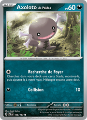 Axoloto de Paldea 128/279 Pokémon Évolutions à Paldea (EV02)