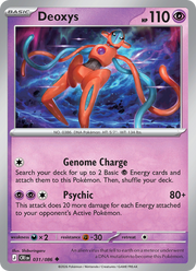 Deoxys 31/86 — Pokémon Chaos Ascendant (ME04)