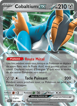 Cobaltium-ex 064/122 Pokémon Chaos Ascendant (ME04)