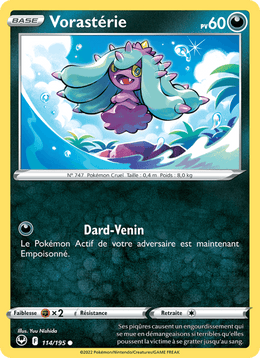 Vorastérie 114/215 Pokémon Tempête Argentée (SIT)