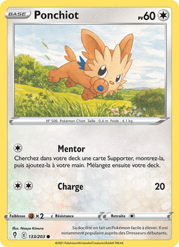 Ponchiot 133/237 Pokémon Évolution Céleste (EVS)