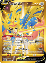 Zacian V 211/216 Pokémon Épée et Bouclier