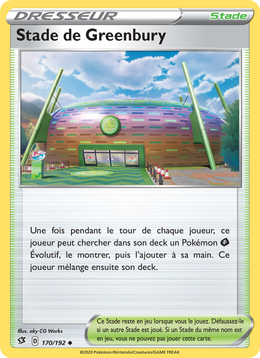 Stade de Greenbury 170/209 Pokémon Clash des Rebelles
