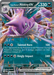 Nidoking-ex de la Team Rocket 119/244 — Pokémon Rivalités Destinées (EV10)