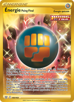 Énergie Poing Final 183/183 — Pokémon Styles de combat (BST)