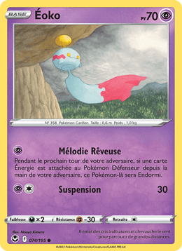Éoko 074/215 Pokémon Tempête Argentée (SIT)