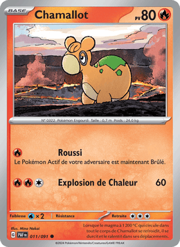 Chamallot 011/245 Pokémon Destinées de Paldea (EV4.5)