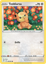 Teddiursa 126/237 Pokémon Évolution Céleste (EVS)