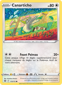 Canarticho 115/216 Pokémon Stars Étincelantes