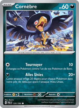 Cornèbre 131/279 Pokémon Évolutions à Paldea (EV02)