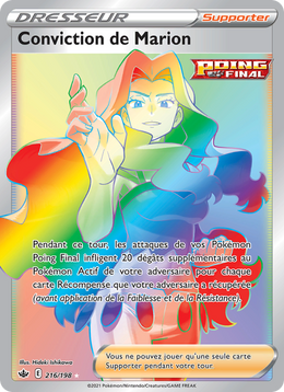 Conviction de Marion 216/233 — Pokémon Règne de Glace (CRE)