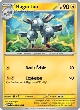 Magnéton 064/258 Pokémon Écarlate et Violet (EV01)