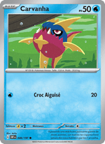 Carvanha 046/230 Pokémon Flammes Obsidiennes (EV03)