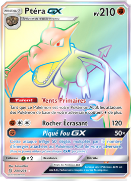 Ptéra GX 244/258 — Pokémon Harmonie des Esprits (UNM)
