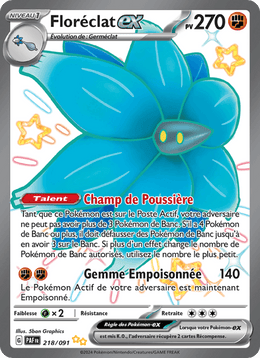Floréclat-ex 218/245 Pokémon Destinées de Paldea (EV4.5)
