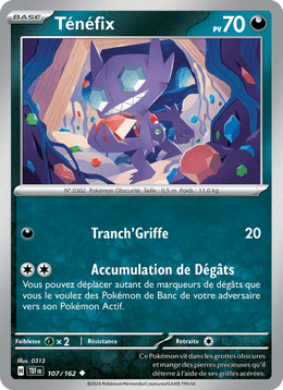Ténéfix 107/218 Pokémon Forces Temporelles (EV05)