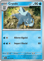 Cryodo 059/279 Pokémon Évolutions à Paldea (EV02)