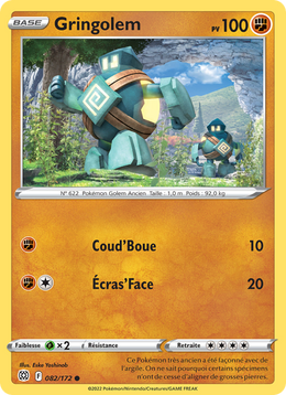 Gringolem 082/216 Pokémon Stars Étincelantes