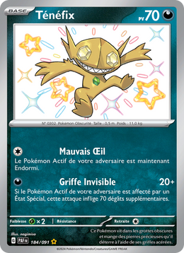 Ténéfix - Sableye - Destinées de Paldea 184
