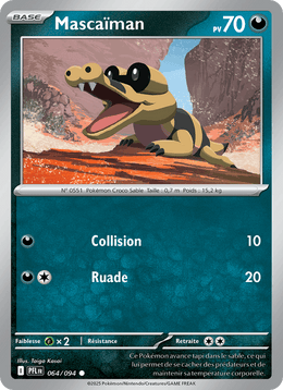 Mascaïman 064/130 Pokémon Flammes Fantasmagoriques (ME02)