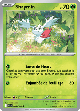 Shaymin 003/124 Pokémon Équilibre Parfait (ME03)