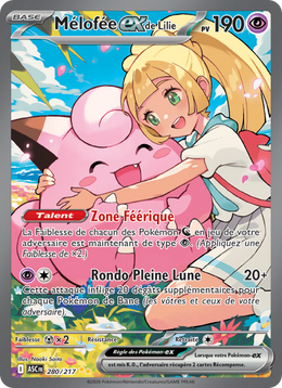 Mélofée-ex de Lilie - Lillie's Clefairy ex - Héros Transcendants 280
