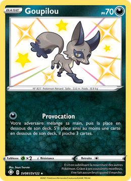 Goupilou SV081/195 — Pokémon Destinées Radieuses (SHF)