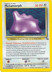 Metamorph 3/62 Pokémon Fossile (FO)