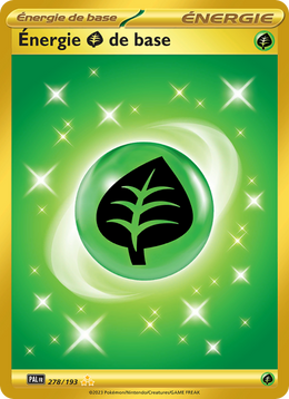 Énergie Grass de base - Basic Grass Energy - Évolutions à Paldea 278