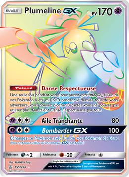 Plumeline GX 255/271 — Pokémon Éclipse Cosmique (CEC)