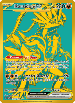 Koraidon-ex - Koraidon ex - Destinées de Paldea 245