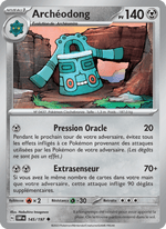 Archéodong 145/230 Pokémon Flammes Obsidiennes (EV03)