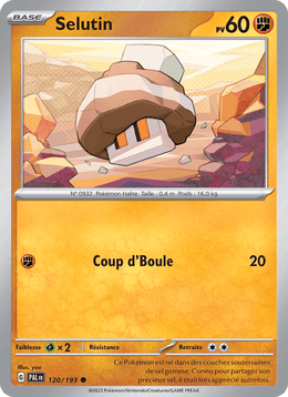 Selutin 120/279 Pokémon Évolutions à Paldea (EV02)