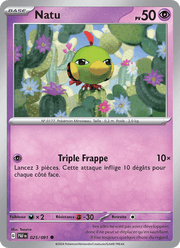 Natu 025/245 Pokémon Destinées de Paldea (EV4.5)