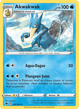 Akwakwak 029/216 Pokémon Astres Radieux (ASR)