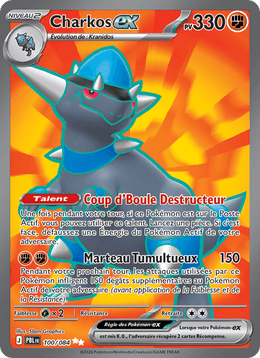 Charkos-ex 100/120 Pokémon Nuit Noire (ME05)