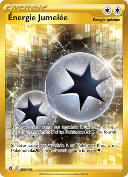 Énergie Jumelée 209/209 Pokémon Clash des Rebelles