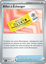 Billet à Échanger 156/190 Pokémon Aventures Ensemble (EV09)