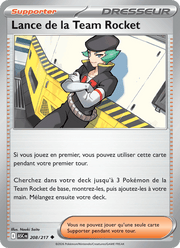 Lance de la Team Rocket 208/295 Pokémon Héros Transcendants (ME2.5)