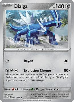 Dialga 095/188 Pokémon Méga-Évolution (ME01)