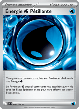 Énergie Water Pétillante 084/122 Pokémon Chaos Ascendant (ME04)