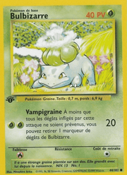 Bulbizarre 44/102 Pokémon Set de Base (BS)