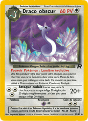 Draco obscur 33/83 Pokémon Team Rocket (RO)