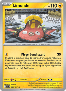 Limonde 062/295 Pokémon Héros Transcendants (ME2.5)