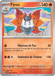Pyrax 041/230 Pokémon Flammes Obsidiennes (EV03)
