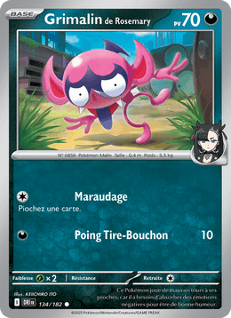 Grimalin de Rosemary 134/244 Pokémon Rivalités Destinées (EV10)