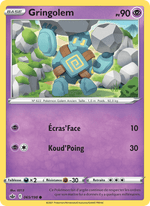 Gringolem 65/233 Pokémon Règne de Glace (CRE)