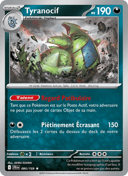 Tyranocif 095/190 Pokémon Aventures Ensemble (EV09)
