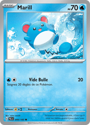 Marill 044/279 Pokémon Évolutions à Paldea (EV02)